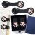 2Pcs Magnetic Leather Bookmarks with Gift Box Magnetic Pen Holder Book Marks Cli