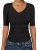 ANRABESS Womens Half Sleeve Tops V Neck Ribbed Knit Slim Fit Basic T Shirts 2026