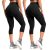 Leafigure 2-Pack Capri Leggings for Women