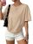 WIHOLL Womens Tops Plus Size Fashion Short Sleeve Summer Oversized T Shirts Reso