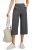 Libin Women’s Capri Pants Wide Leg Summer Casual Pants, Dark Gray S