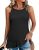 JUSTFASHIONNOW Summer Sleeveless Tank Tops for Women Trendy Casual Camisole Tops