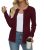 Yincro Women’s Lightweight Crewneck Cardigan Long Sleeve Soft Knit Cardigans Swe