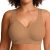 Jelly Wireless Bra Plus Size Supportive Seamless Bras Full Coverage Push Up No U