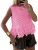 Saodimallsu Womens Crochet Crop Tank Tops Sleeveless Fringe Crew Neck Trendy Boh