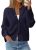 KIRUNDO Cardigan Sweaters for Women Fall Trendy Long Sleeve Chunky Knit Button U