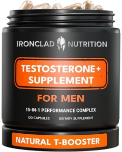 IRONCLAD NUTRITION Advanced Testosterone Supplement for Men