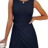 Dokotoo Summer Tank Tops for Women Casual Basic Sleeveless Workout Tops Crisscro