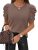 Sampeel Womens Summer Tops Short Sleeve Shirts Spring Business Casual Outfits Pu
