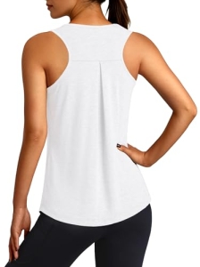3rd hill Workout Tank Tops for Women Racerback Sleeveless Yoga Top Loose Fit Gym