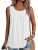 NORACORA Womens Summer Tank Tops Sleeveless T Shirt Casual Loose Fit Tunic Blous