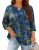 TFSDOD Womens Tops Plus Size Ladies Tops and Blouses Elbow Sleeves Vneck Spring