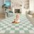 GarveeHome Checkered Sage Green 9×12 Area Rugs for Living Room Geometric Diamond