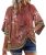 WIHOLL Boho Tops for Women Spring Blouse Flowy Cute Floral Bell Sleeve Shirts Be