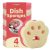 Cleangor 4pcs Scrub Sponges, Dual-Sided Temperature-Controlled Dish Sponges