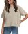 UNCLECAT Women’s Short Sleeve Crop Tops 2026 Summer Basic Cropped T Shirts Worko