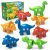 Edumoteso 26PCS Dinosaur Alphabet Learning Toys for Kids Ages 3-5