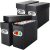 Naleyber File Organizer Box with Lid & Handle