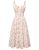 Scarlet Darkness Women 2026 Floral Corset Dress Summer Milkmaid Sundress Wedding