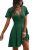 RUMIA Spring Dresses for Women 2026 A-Line Ruffle Sleeve Casual Summer Sundress