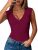 PRETTYGARDEN Womens Summer Tops 2026 Casual Sleeveless Knit Cropped Slim Fit Goi