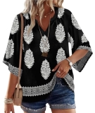 WIHOLL Summer Boho Tops for Womens Clothing Plus Size Beach Vacation Cover Ups C