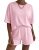 Ekouaer Lounge Sets for Women 2 Piece Shorts Pajama Sets Moisture Wicking Casual
