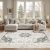 cotiled 5×7 Area Rugs Large Washable Rugs for Living Room Soft Non-Slip Backing