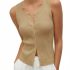 EVALESS Short Sleeve Sweater for Women Crewneck Crochet Hollow Out Knit Tops 202