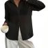 Ekouaer Women Short Sleeve Tops Trendy Summer Shirts Casual Basic Tees Black/Sag