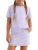 XMWEALTHY Girls Two Piece Outfits Summer Skirt Set Short Sleeve Crew Neck Tops S