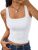 Trendy Queen Womens Double Lined Tank Tops Crop Tops Summer Fashion Clothing 202