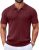 COOFANDY Men’s Knit Polo Shirt Summer Short Sleeve Vacation Casual Beach Knit St