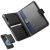 Stouchi AirTag Passport Holder with Pull Strap, RFID Blocking Magnetic Case