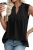 EVALESS Women’s Lace Tank Tops Dressy Boho, Black, XX-Large