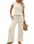 Casly Lamiit Summer Outfits for Women Two Piece Set Travel Cruise Outfits Casual