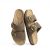 DREAM PAIRS Women’s Slides Soft Genuine Footbed Sandals Comfortable Adjustable D