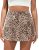 luvamia Stretchy Skorts for Woman Trendy Mini Short Leopard Skirt with Shorts Hi