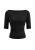 PRETTYGARDEN Womens Summer Short Sleeve Tops Boat Neck Ribbed Knit Slim Fit T Sh