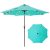 Tioline 9FT Solar-Powered LED Patio Umbrella with Tilt Crank