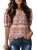Dokotoo Boho Tops for Women Short Sleeve Shirts for Women Blouses Dressy Casual
