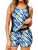 Arolina Plus Size Swimsuit for Women Tummy Control Bathing Suit Blouson Racerbac