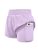 WIFFGO Girls Athletic Shorts 2 in 1 Elastic Waist Pockets Biker School Ball Game