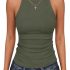 Dokotoo Swim Cover Up for Women V Neck Short Sleeve Side Slit Mesh Sheer See-Thr