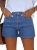 MixShe Jean Shorts for Women Mid-High Waisted Denim Shorts Casual Loose Straight