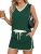 Casly Lamiit Womens 2 piece Summer Short Skirt Sets Sleeveless Skort Sets Outfit