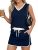 Casly Lamiit 2 Piece Skirt Sets for Women Sleeveless Summer Skort Set Athletic S