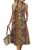 Zeagoo Sundresseses for Women Summer Midi Dresses V Neck Cotton Tank Dress Boho