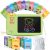 ZONSTVYS Talking Flash Cards for Toddlers: 2-in-1 LCD Writing Tablet, Green