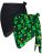 CHICGAL 2 Pieces St Patricks Day Women Beach Sarong Bathing Suit Wrap Skirt Shee